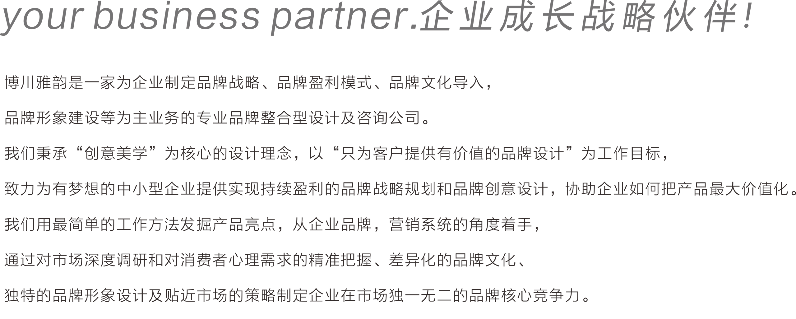 企业成长战略伙伴